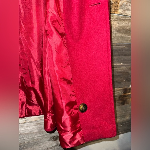 Women's London Fog Double Breasted Wool Blend Coat- Medium - Picture 5 of 7